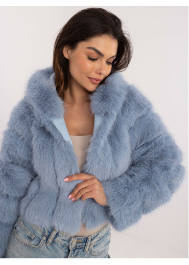 Svetlomodrá krátka bunda