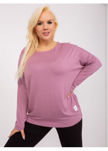 Tmavopúdrovo ružové tričko