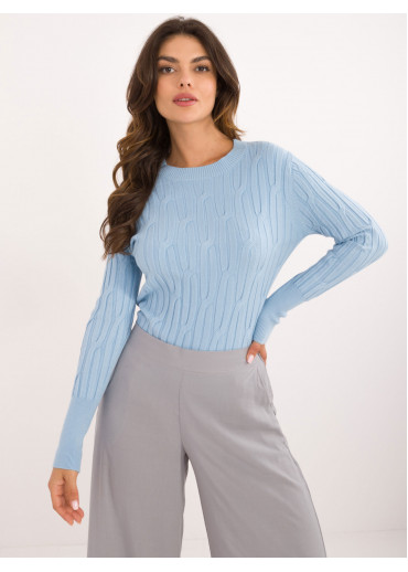 Svetlomodrý dámsky sveter