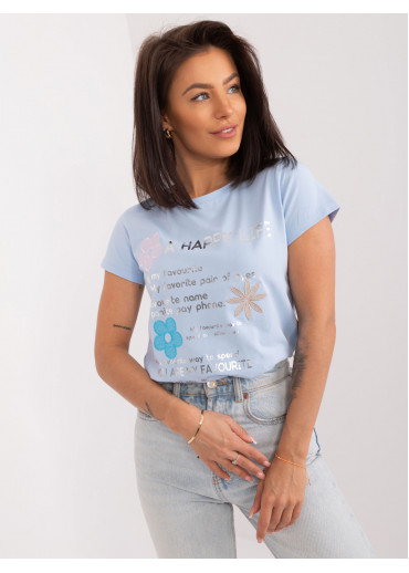 Svetlomodré dámske tričko