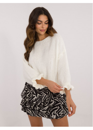 Smotanovo biely dámsky sveter