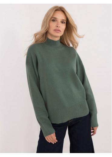 Tmavozelený dámsky rolák