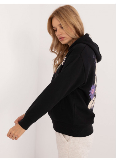 Grafitovo sivá dámska mikina