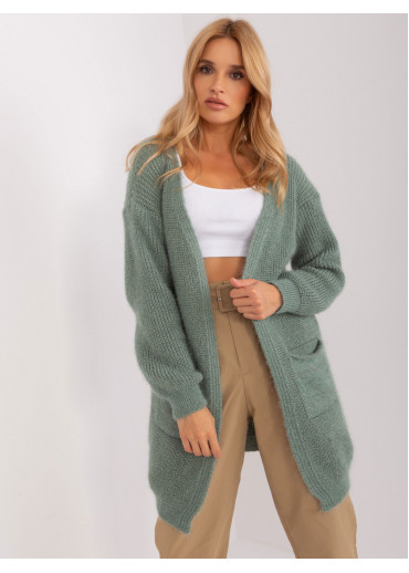 Svetlozelený kardigán