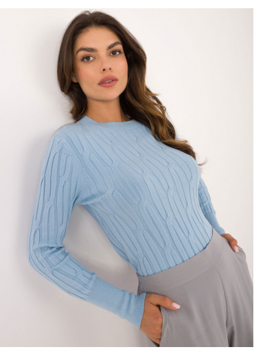 Svetlomodrý dámsky sveter