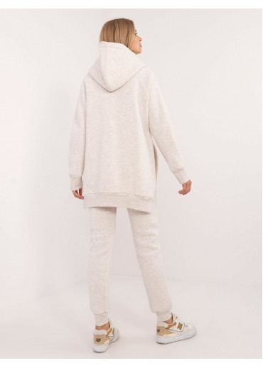 Béžovo hnedá tepláková súprava