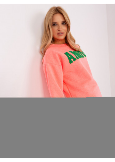 Neónovo ružová mikina