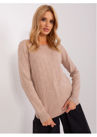 Kapučínovo hnedý pulóver