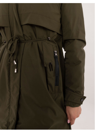 Khaki zelená dámska parka