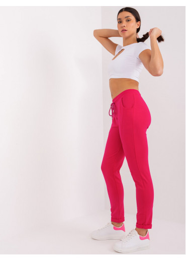 Fuchsiovo ružové tepláky