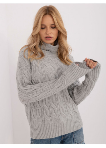 Sivý dámsky rolák