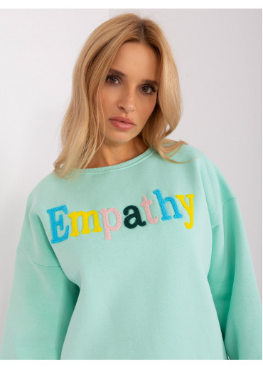 Svetlozelená mikina