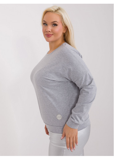 Sivé tričko s dlhým rukávom