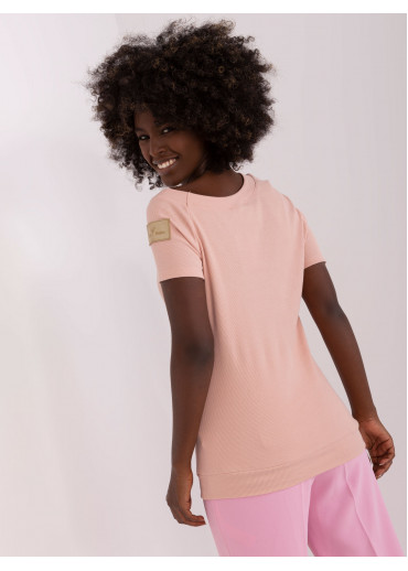 Púdrovo ružové tričko