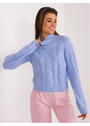 Svetlomodrý pulóver