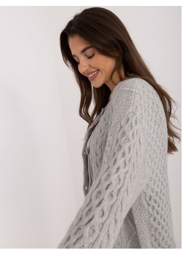 Sivý dámsky sveter