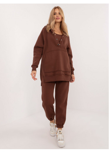 Hnedá tepláková súprava