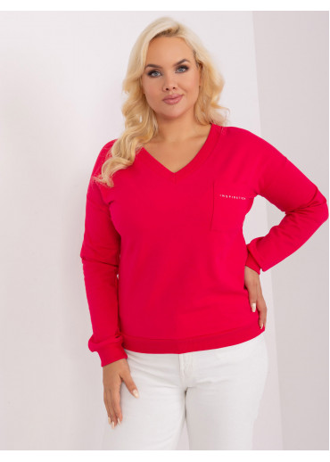 Červené tričko s dlhým rukávom