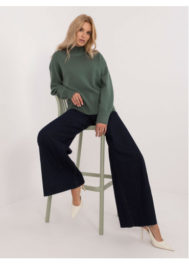 Tmavozelený dámsky rolák