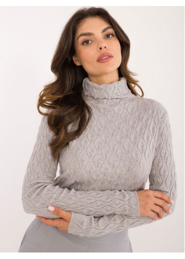 Sivý dámsky rolák