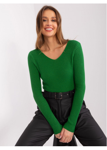 Zelený pulóver