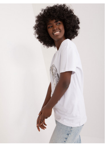 Biele tričko s potlačou