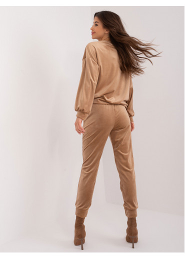 Kapučínovo hnedá tepláková súprava