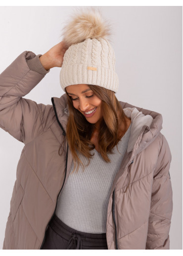 Béžovo hnedá čiapka