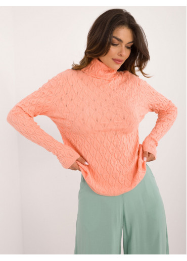 Broskyňovo ružový dámsky rolák