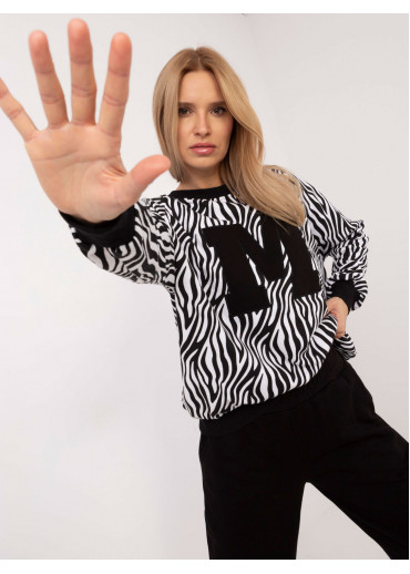 Čierna tepláková súprava