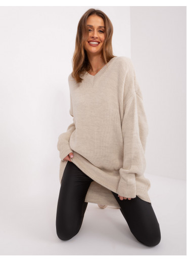 Béžovo hnedé pletené šaty