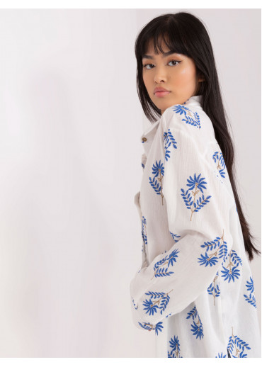 Svetlomodrá košeľa s potlačou