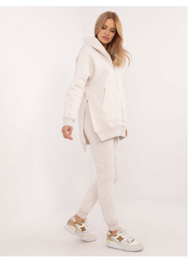 Béžovo hnedá tepláková súprava