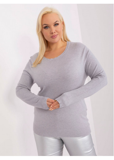 Sivý pulóver