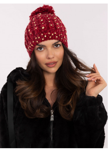 Červená dámska čiapka