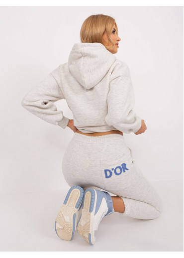 Sivá tepláková súprava