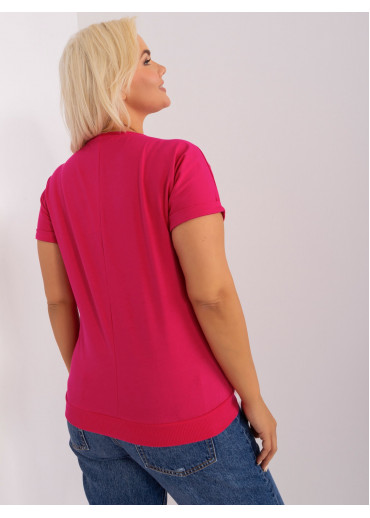 Fuchsiovo ružové tričko