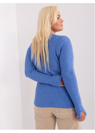 Svetlomodrý pulóver