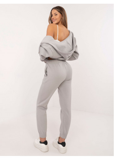 Svetlosivé basic tepláky