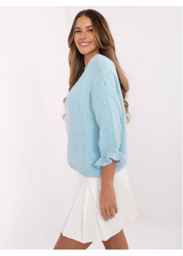 Svetlomodrý dámsky sveter