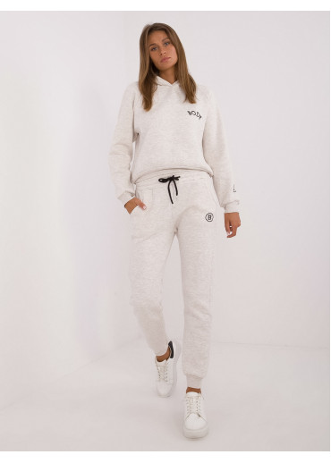 Béžovo hnedá dámska tepláková súprava