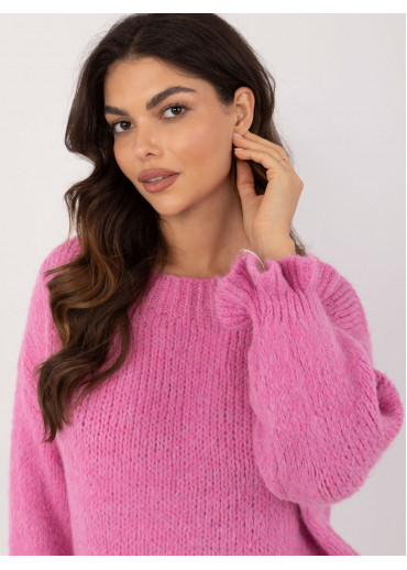 Ružový dámsky sveter