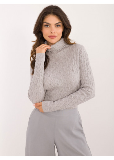 Sivý dámsky rolák