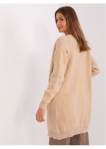 Kapučínovo hnedý kardigán