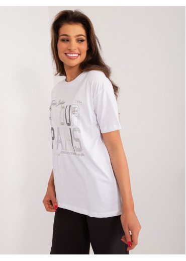Biele tričko s potlačou