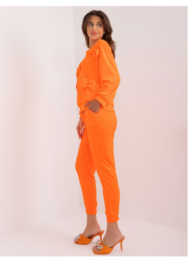 Oranžová tepláková súprava