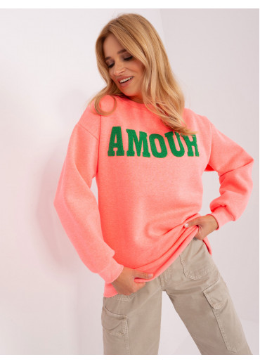 Neónovo ružová mikina