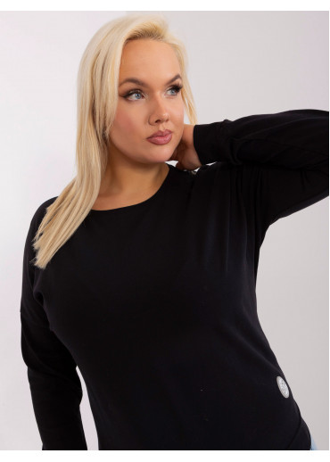 Čierne tričko s dlhým rukávom