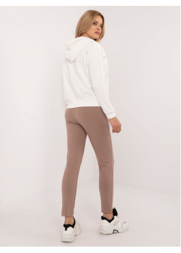 Béžovo hnedá tepláková súprava