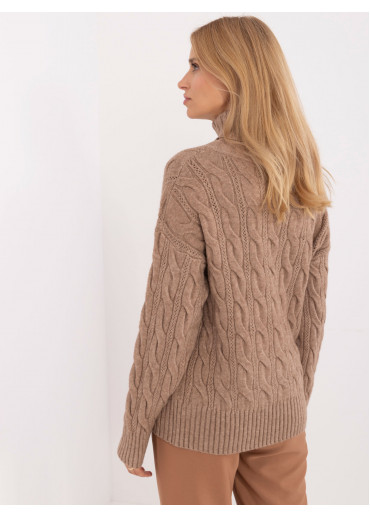 Tmavohnedý dámsky rolák